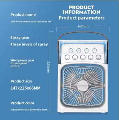 3-in-1 Mini Portable Air Cooler